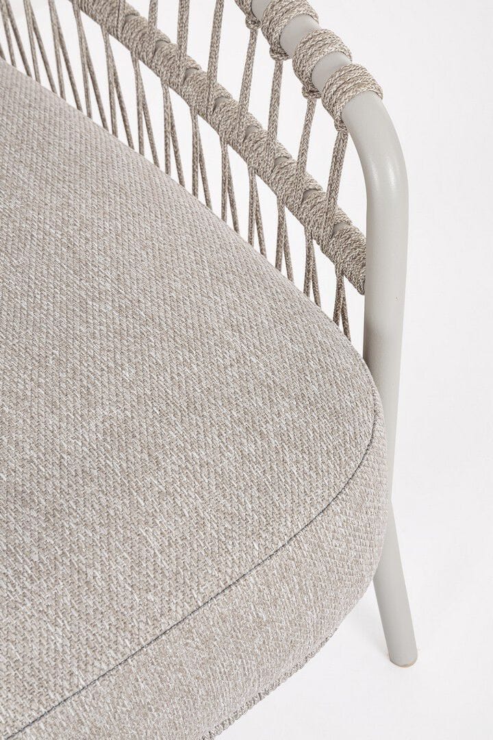 Веревочное и тканевое садовое кресло с подлокотниками BIZZOTTO Talaia ARCH-00134743 - Вид №13