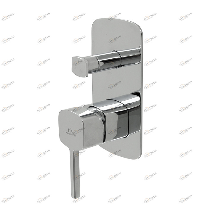 Скрытый однорычажный смеситель для ванны и душа  Nk concept NOKEN 100140130  CHROME