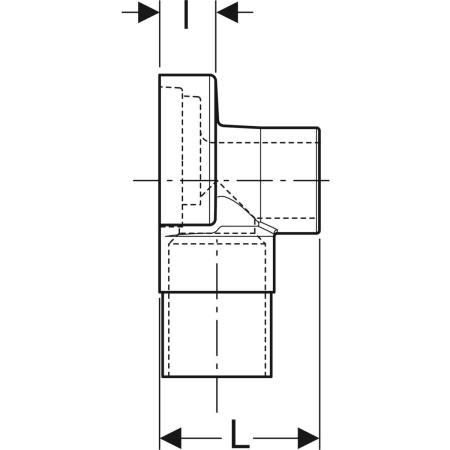 601.801.00.1 Звукоизолирующий комплект Geberit для одинарной водорозетки 90° Geberit  - Вид №2