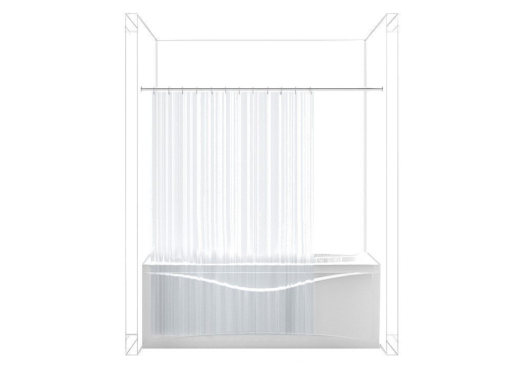 Карниз для ванны Aquanet прямой 190 00158951 - Вид №1