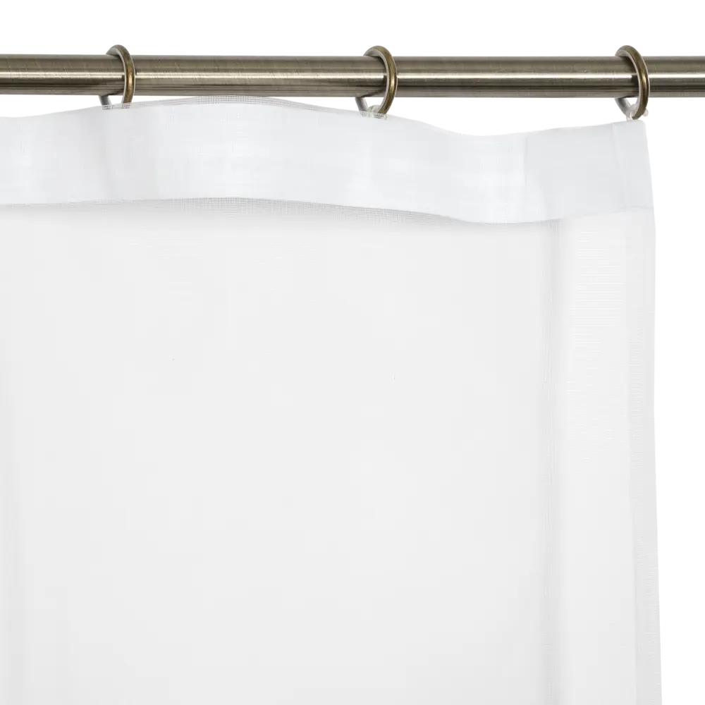 Тюль на ленте Sanal, 250x260 см, однотон, цвет белый AMORE MIO STLM-2191873 - Вид №4