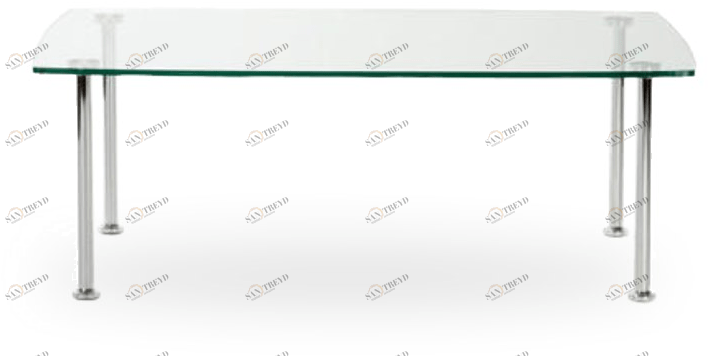 ROSSIN Стеклянный журнальный столик по контракту Alea sun-id-1461664