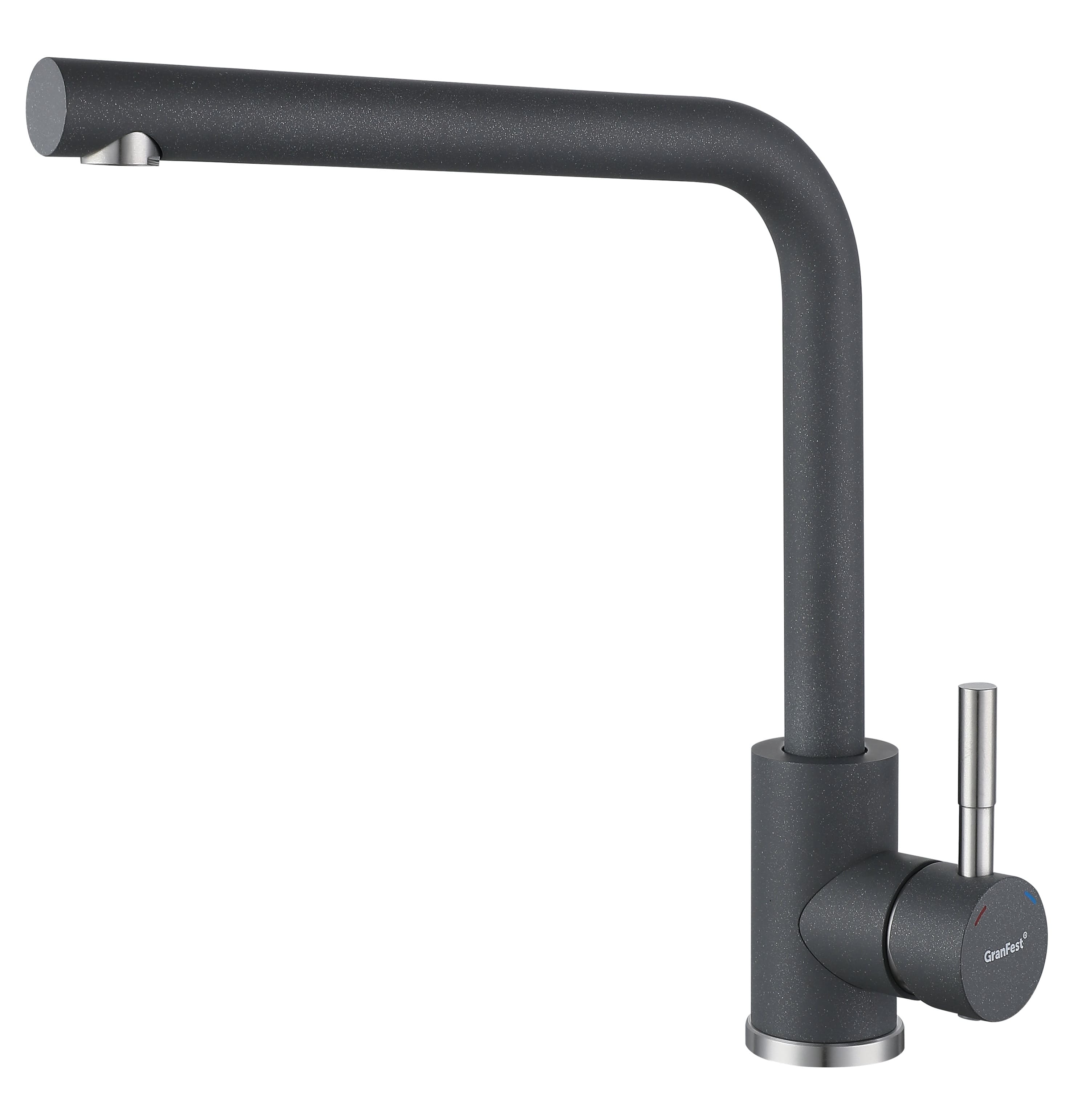 Кухонный смеситель Z-5411 темно-серый GranFest QUARZ