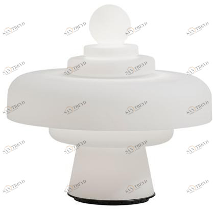 FontanaArte Настольная лампа из дутого стекла Re e regina F443710100biwl