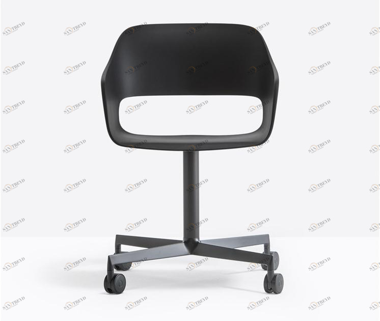 Pedrali Стул из полипропилена с 4 спицами на колесиках Babila sun-id-1467439