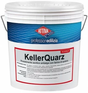 ATTIVA Акриловая краска против водорослей с кварцевой мукой Smalti e pitture