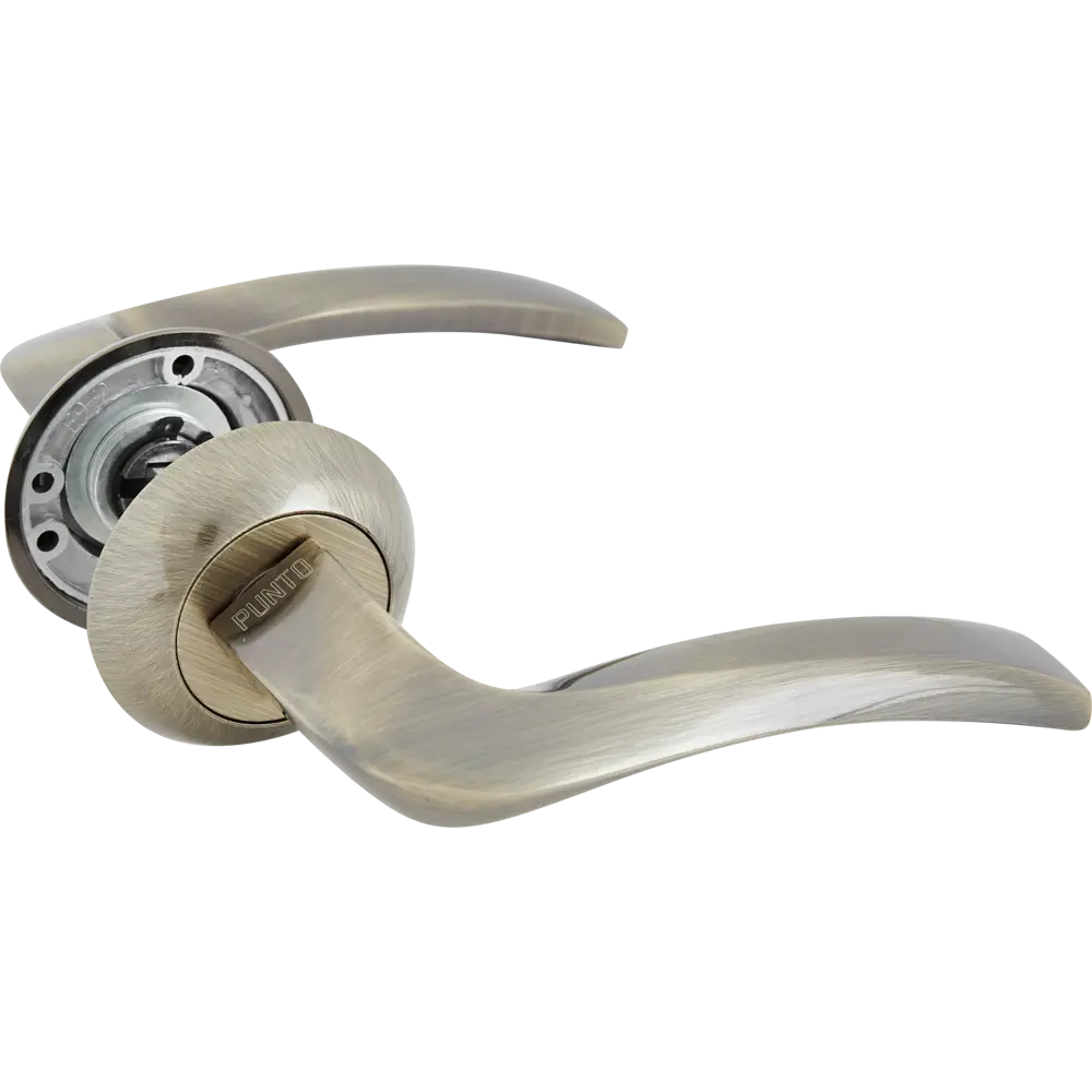 Дверные ручки Punto Gloria без запирания цвет бронза STLM-2112572