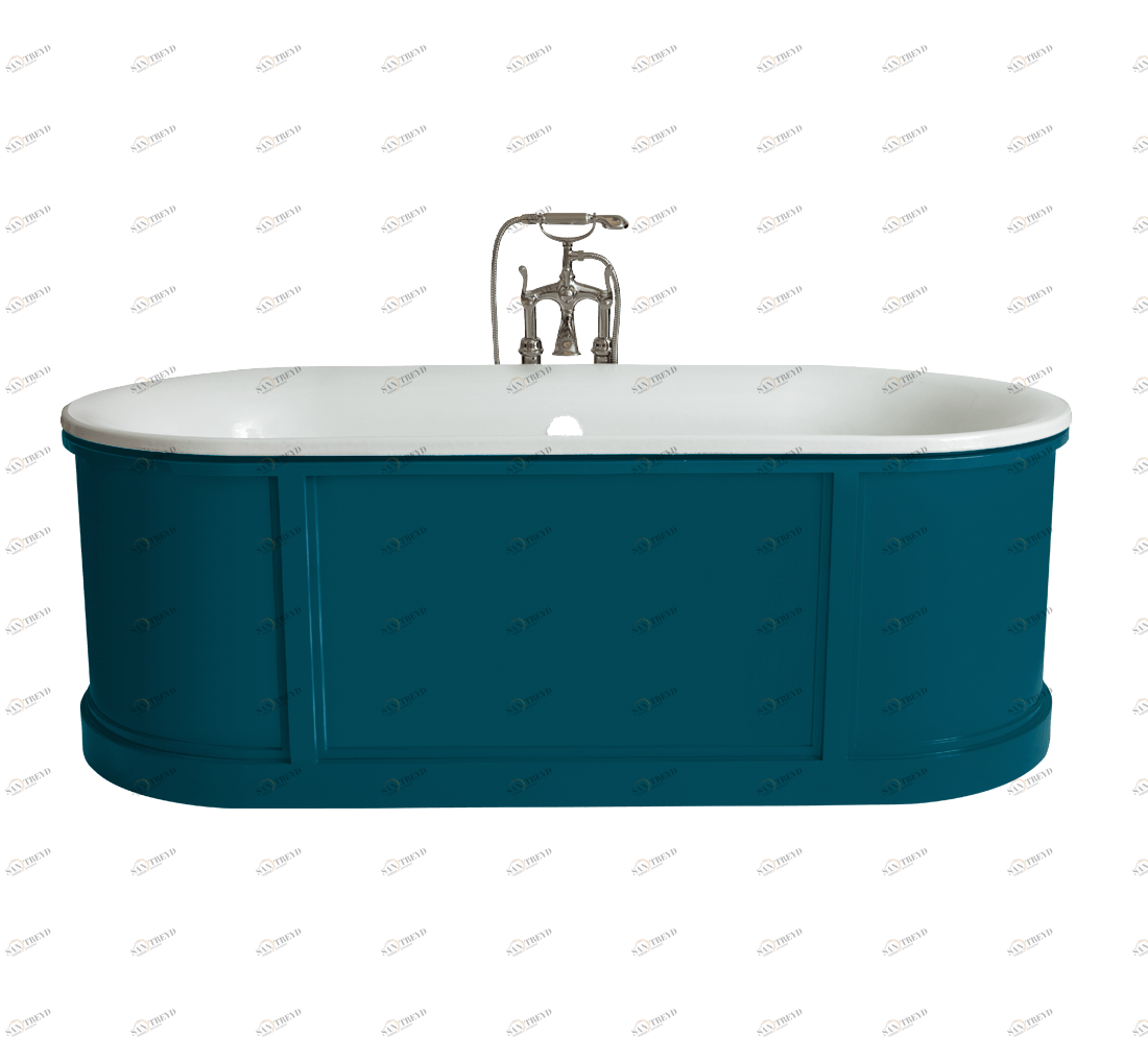 Gentry Home Новая Канада Cast iron bathtub Ral 5009 GH102834 