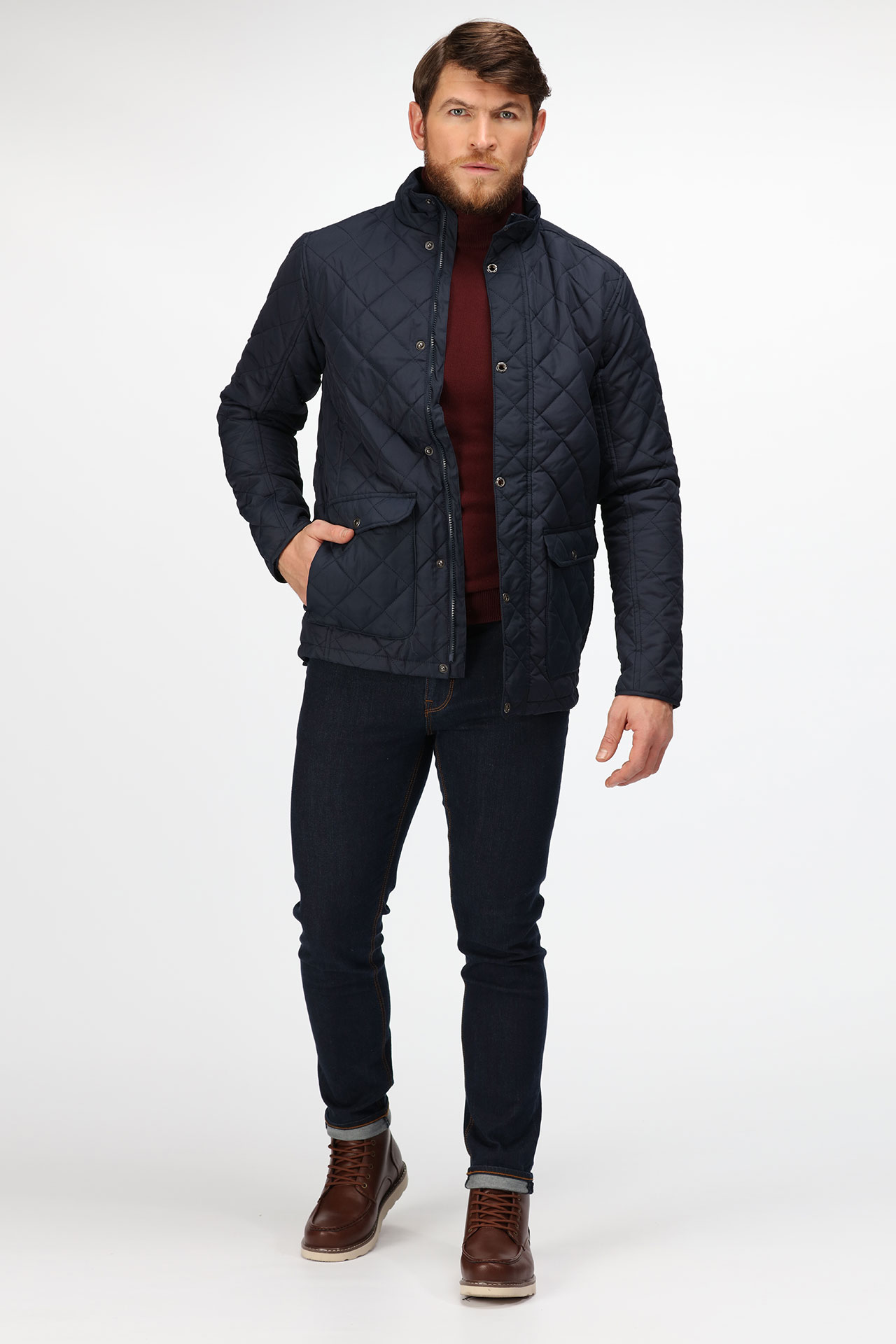 5042260 Куртка РЕГАТТА ПРОФЕШИОНАЛ ТАЙЛЕР утепленная синяя  Демисезонная одежда размер L (52-54) Спецодежда  - Вид №5