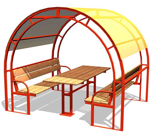 SINTI01.01.01-MB.MD СИНТИ 01, беседка парковая LAB.Space  - Вид №1