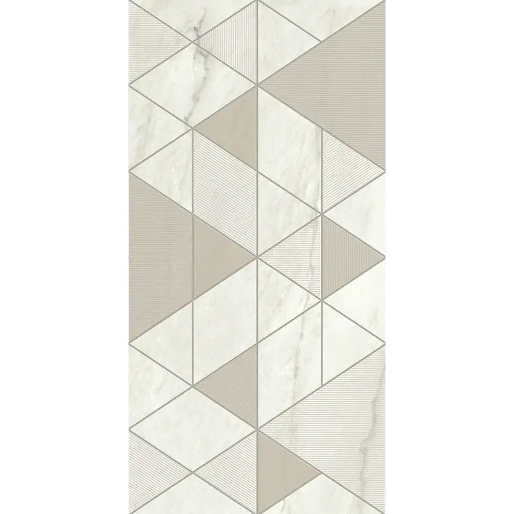 Декор настенный Azori Carlina 31.5x63 см сатинированный цвет серый STLM-2155956