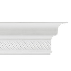 Плинтус потолочный инжекционный D 123/70 ( 65 шт. в упак.) STSR-2018