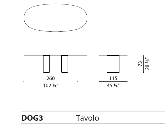 Стеклянный овальный стол CAPPELLINI DOLMEN GLASS ARCH-00081239 - Вид №4