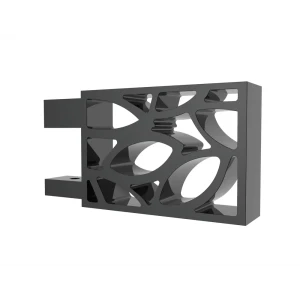 Наконечник Шарм металл цвет черный 61 см