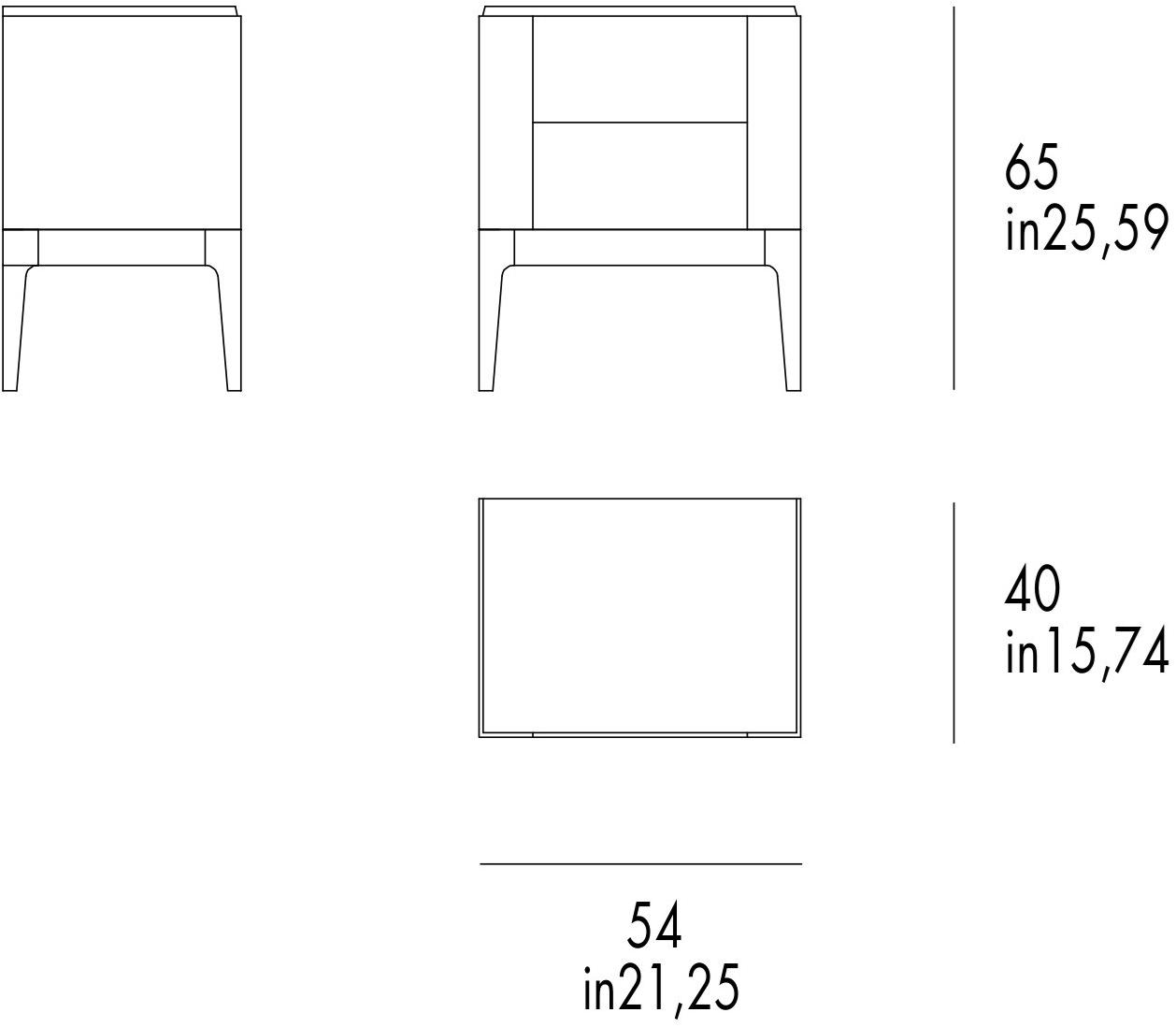 Grilli Прикроватная тумба с ящиками Zarafa 700401 - Вид №3