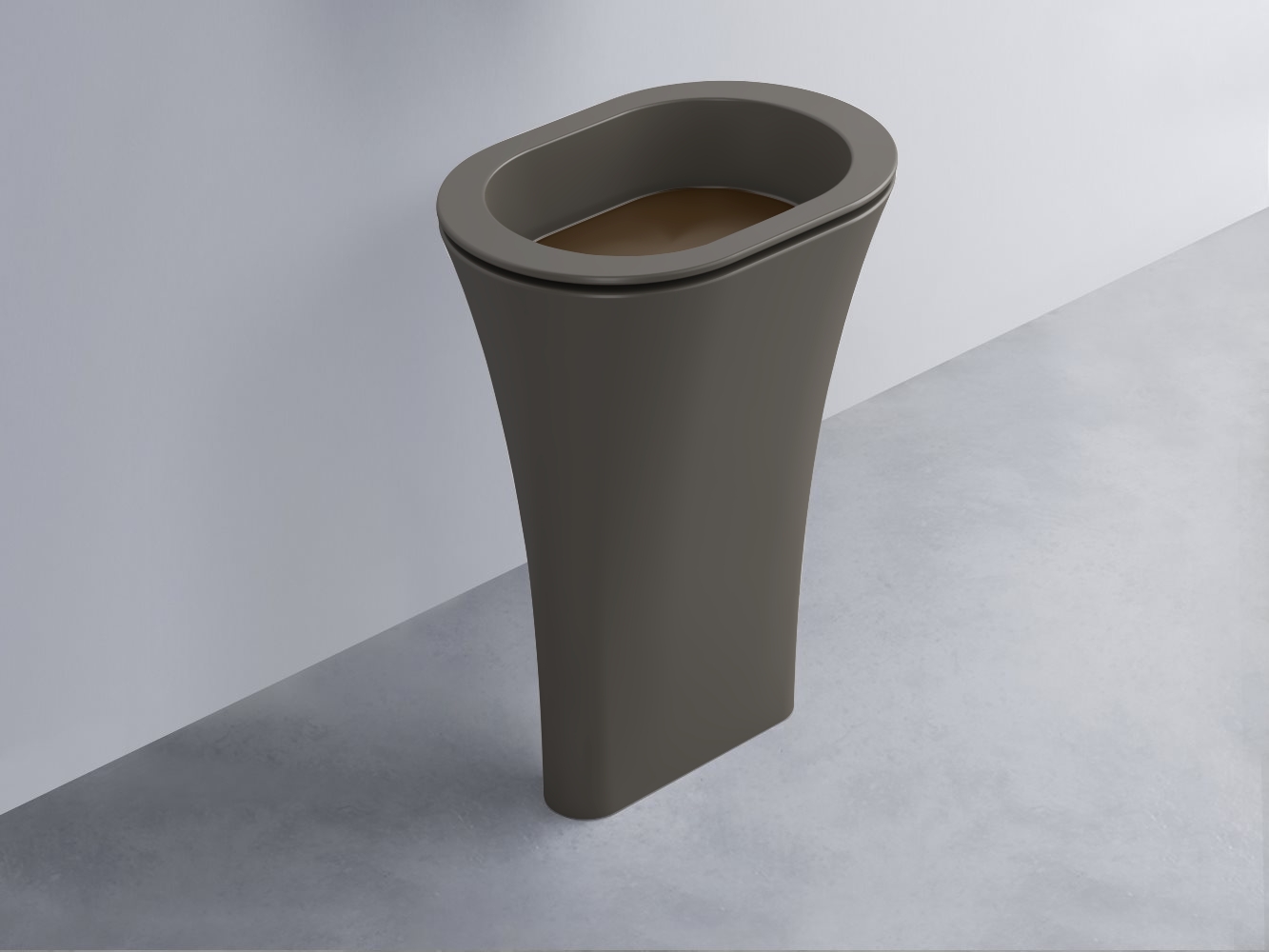 AMLA65-FN+AMPILO-CA+AMCOLO-FN Раковина Amedeo Ovale отдельностоящая cielo Enjoy + Amedeo Ceramica Cielo