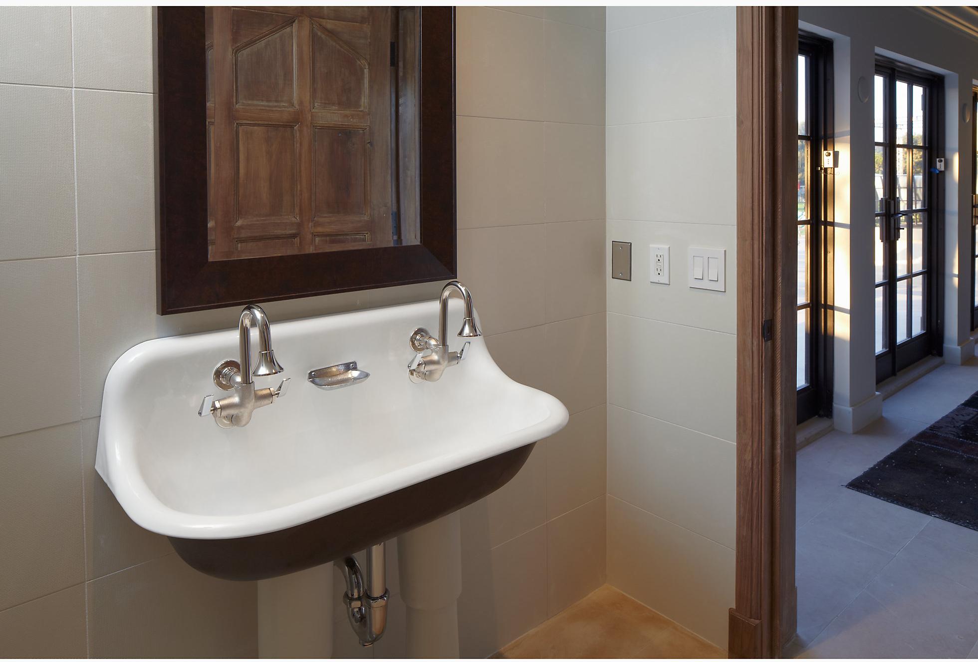 K-3200-0 Подвесная раковина настенная прямоугольная Kohler  белая  - Вид №2