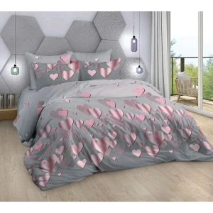 90714156 Комплект постельного белья Mercury Home Сердечки 26 23343, полутораспальный, бязь, разноцветный STLM-1061573