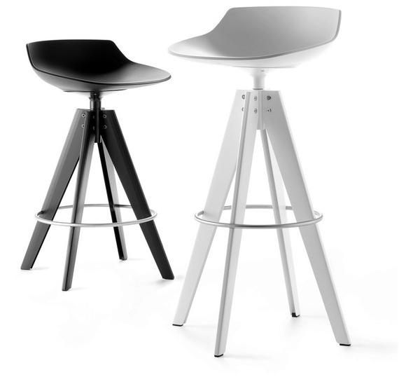 MDF Italia Табурет высокий поворотный на жердочке Flow sun-id-1352824 - Вид №3