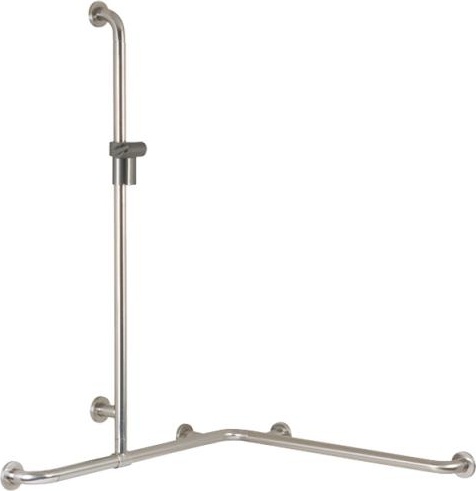 805.35.3S Поручень для душа с держателем для душа, нестандартная длина HEWI Greifen 