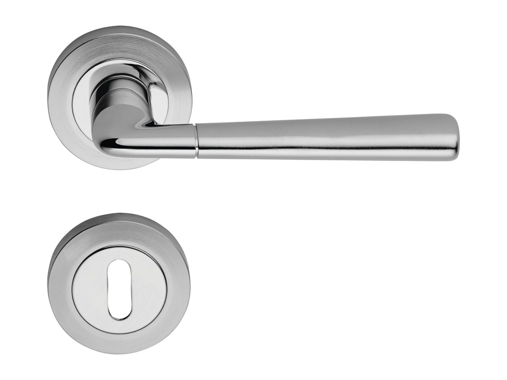 Классическая латунная ручка на розетке с насадкой LINEA CALI' ARCH-00038530 - Вид №1