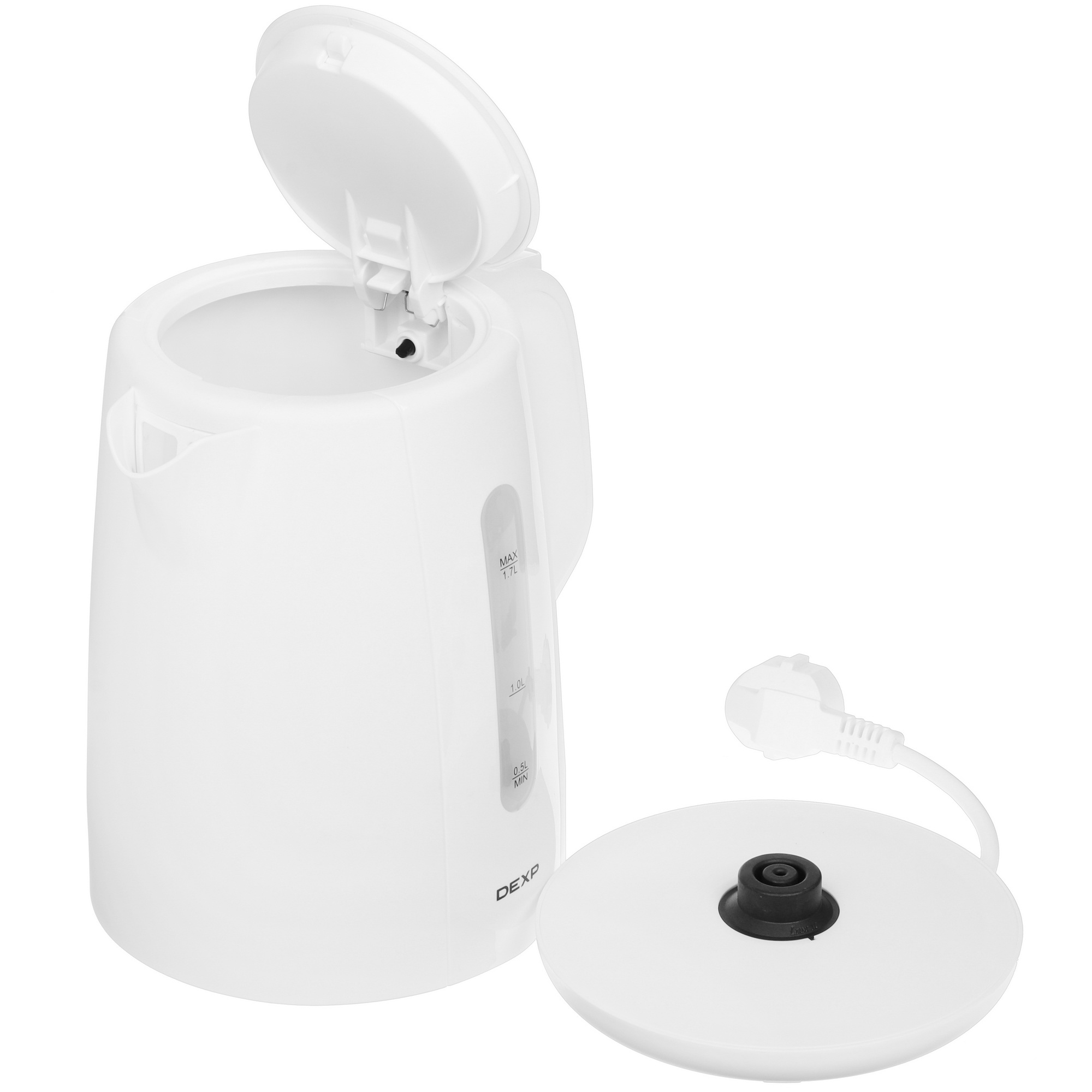 9132453 Электрочайник DEXP D-EK6703 белый STDN-0108291 - Вид №5