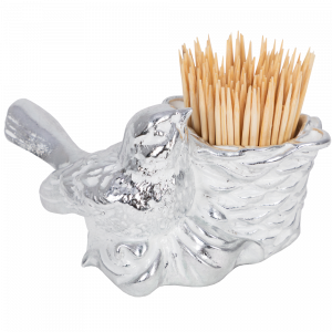 72025 Держатель для зубочисток Птичка Терра Белый BOGACHO