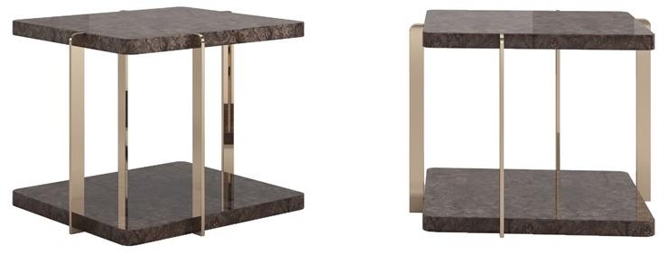 Reiggi Квадратный журнальный столик из вереска Balaam Rj206 - Вид №1