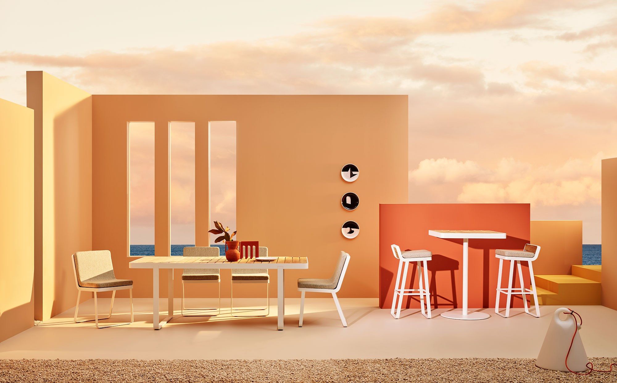 Алюминиевый садовый стул с подлокотниками Terraforma Makemake ARCH-00086122 - Вид №6