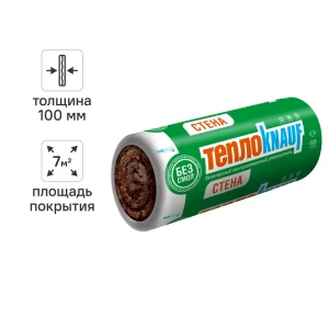 Утеплитель Knauf Insulation ТеплоKnauf Стена 100 мм 1 шт 1220x5740 мм 7 м²