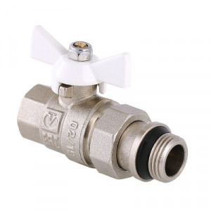 VT.227.NRW.04 Кран шаровой VALTEC BASE с полусгоном  и дополнительным уплотнением Valtec 1/2"