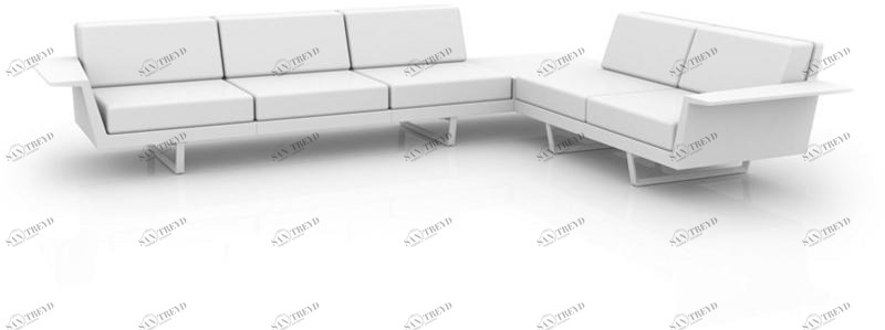 VONDOM Модульный садовый диван Delta sun-id-1454279