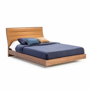 Кровать полутораспальная 140х200 орех CP1806-B от Angel Cerda ANGEL CERDA ДИЗАЙНЕРСКИЕ 321345 Оранжевый