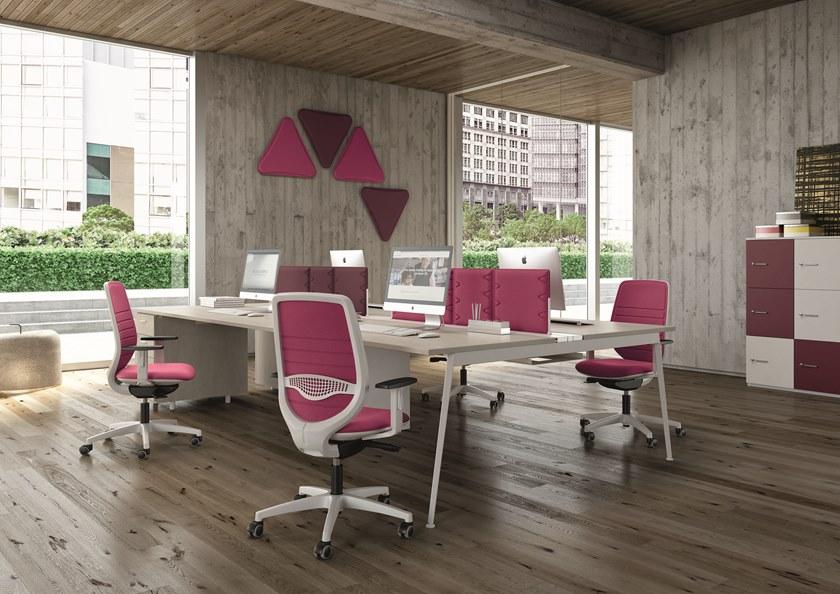 Quadrifoglio Поворотный офисный стул из ткани Okay sun-id-1354813 - Вид №9