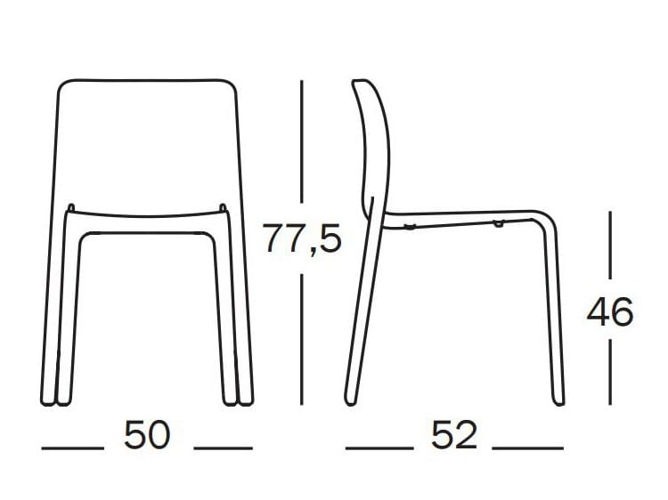 Штабелируемый стул из полипропилена Magis ARCH-00006136 - Вид №3