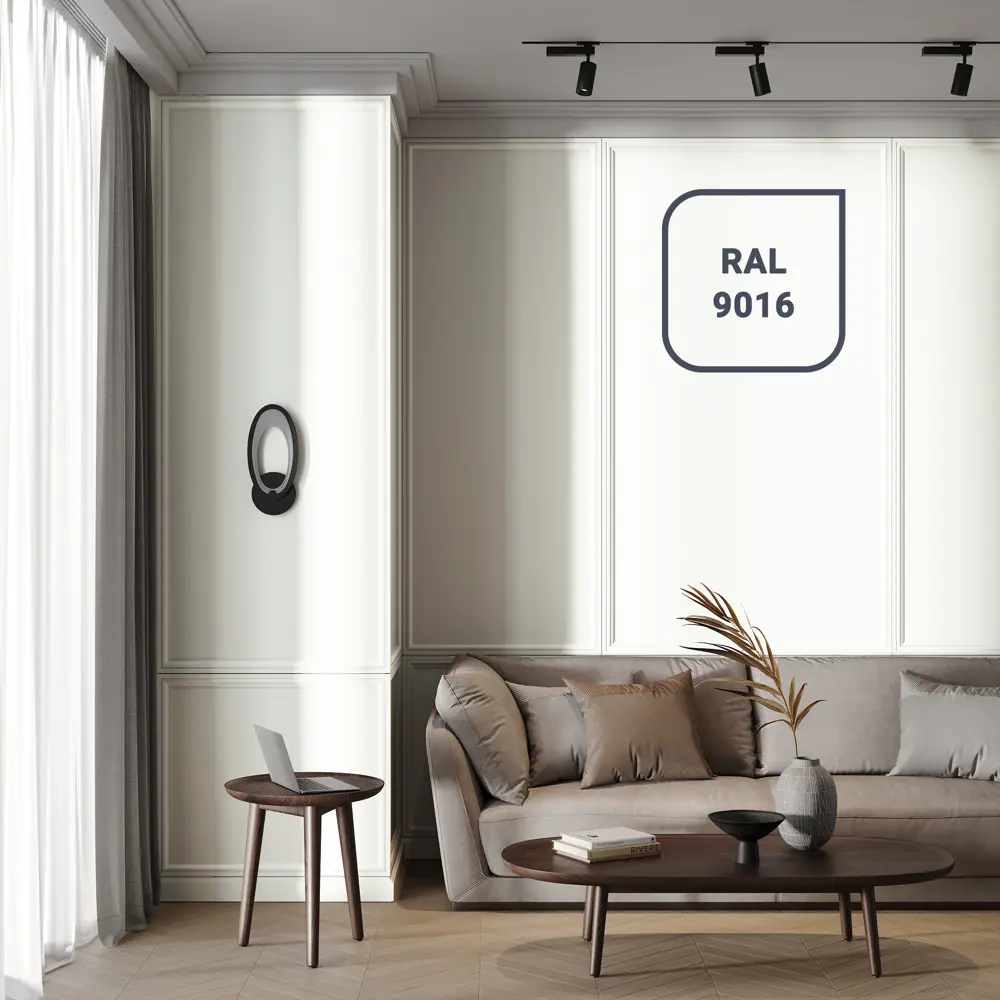 Краска Tikkurila Euro Smart 2 - матовая белая для интерьера 9 л 11601186 STLM-0001309 - Вид №19