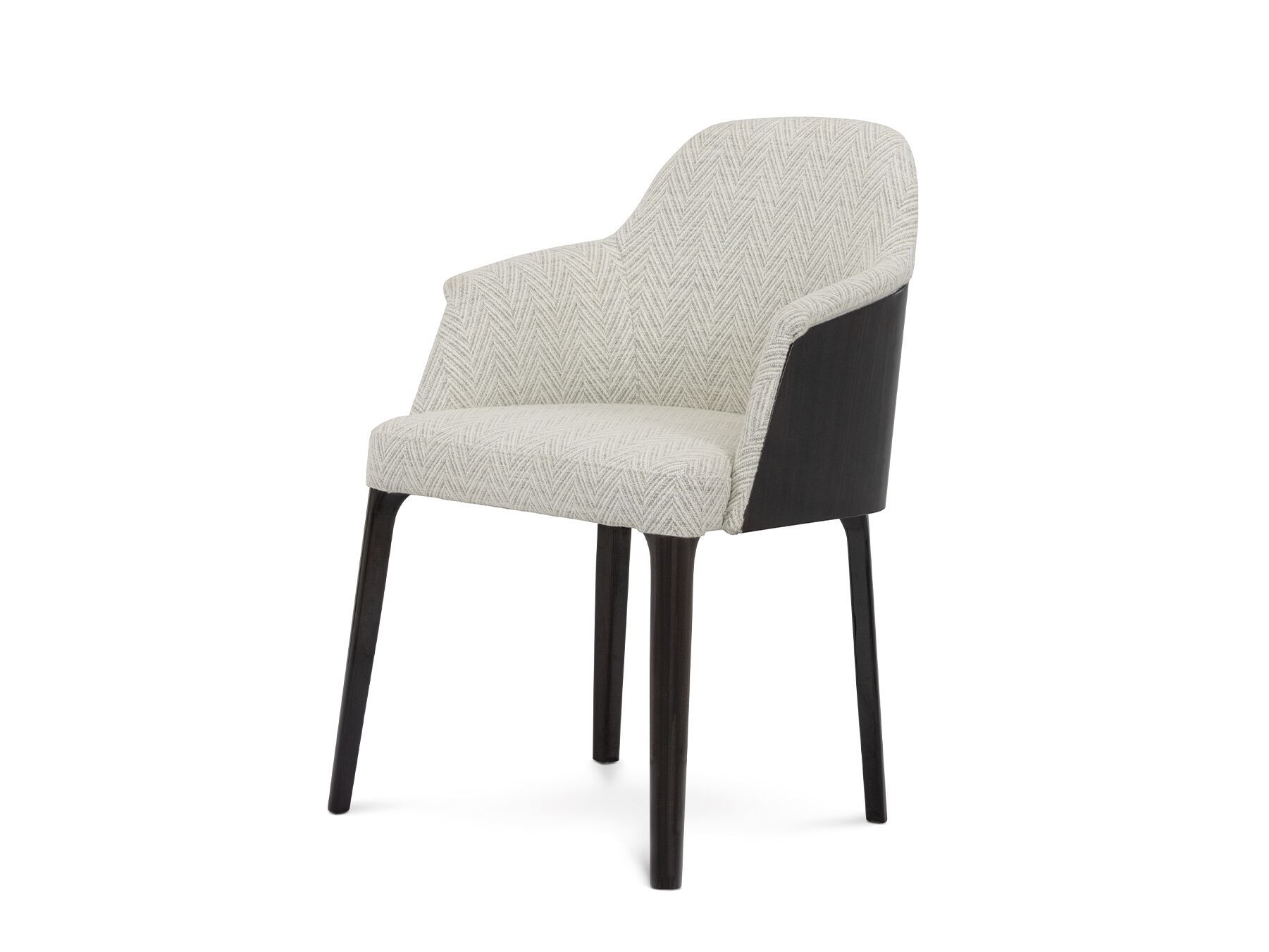 Черное мягкое кресло с подлокотниками JOSÉ LEITE DE CASTRO JORDAN I ARCH-00063403 - Вид №1