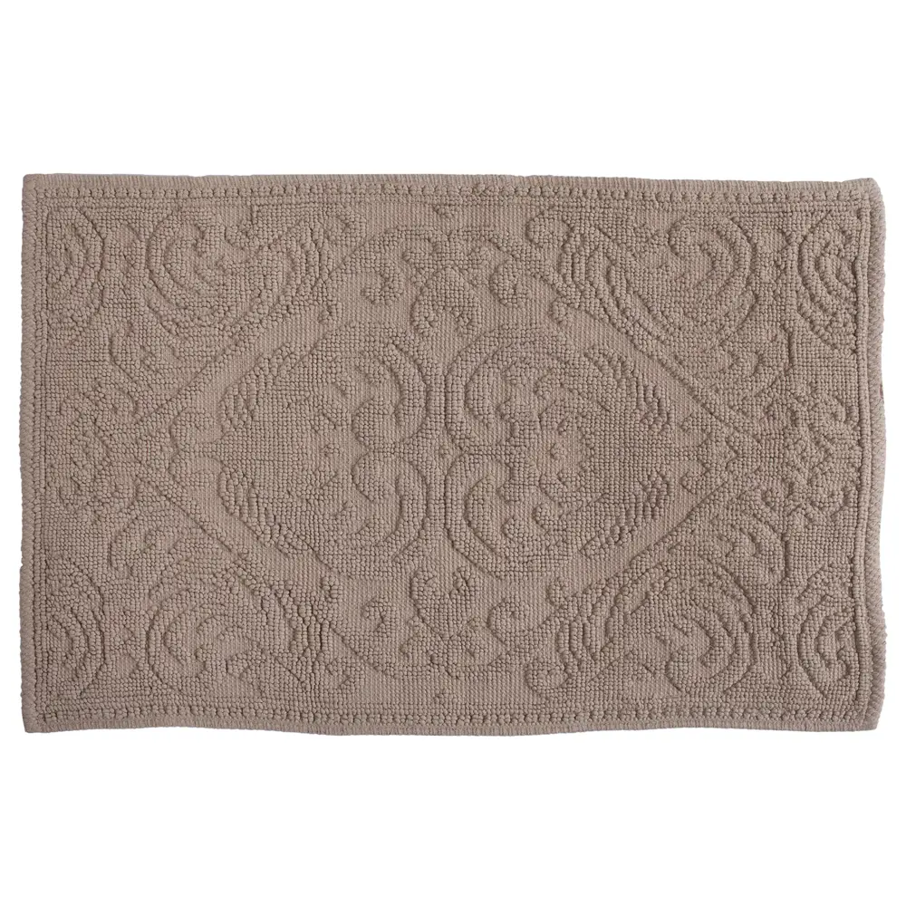 Коврик для ванной комнаты «Zelidzh» 50х80 см цвет бежевый WESS Zwlidzh STLM-2133776