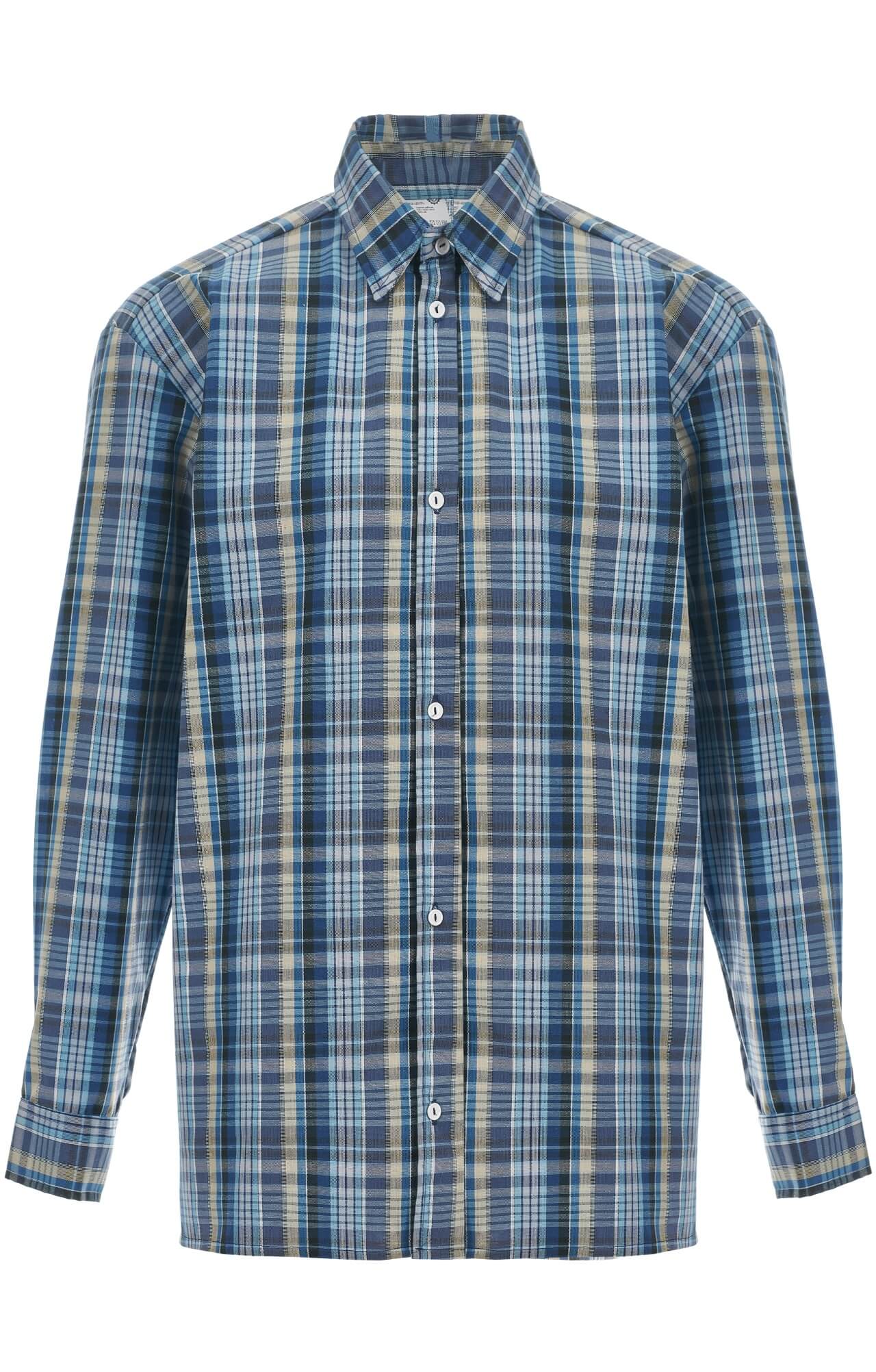 69157 Сорочка рабочая синяя  Толстовки, рубашки, футболки, тенниски размер 56-58 Спецодежда  - Вид №2