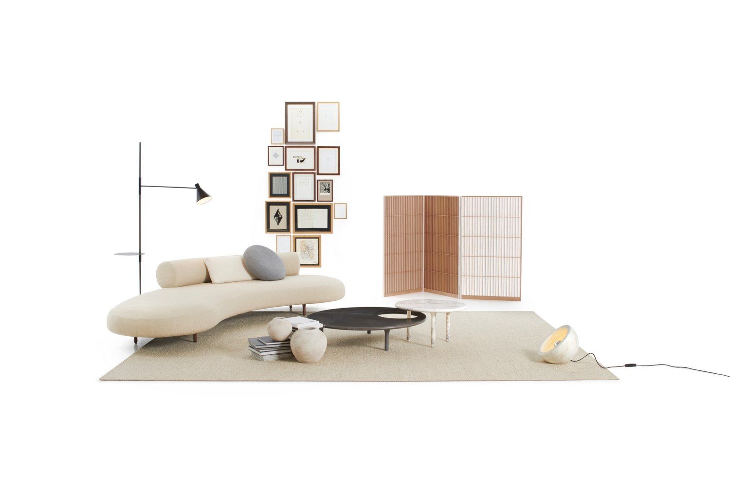 4-местный изогнутый тканевый диван DE PADOVA Оноре ARCH-00136120 - Вид №3