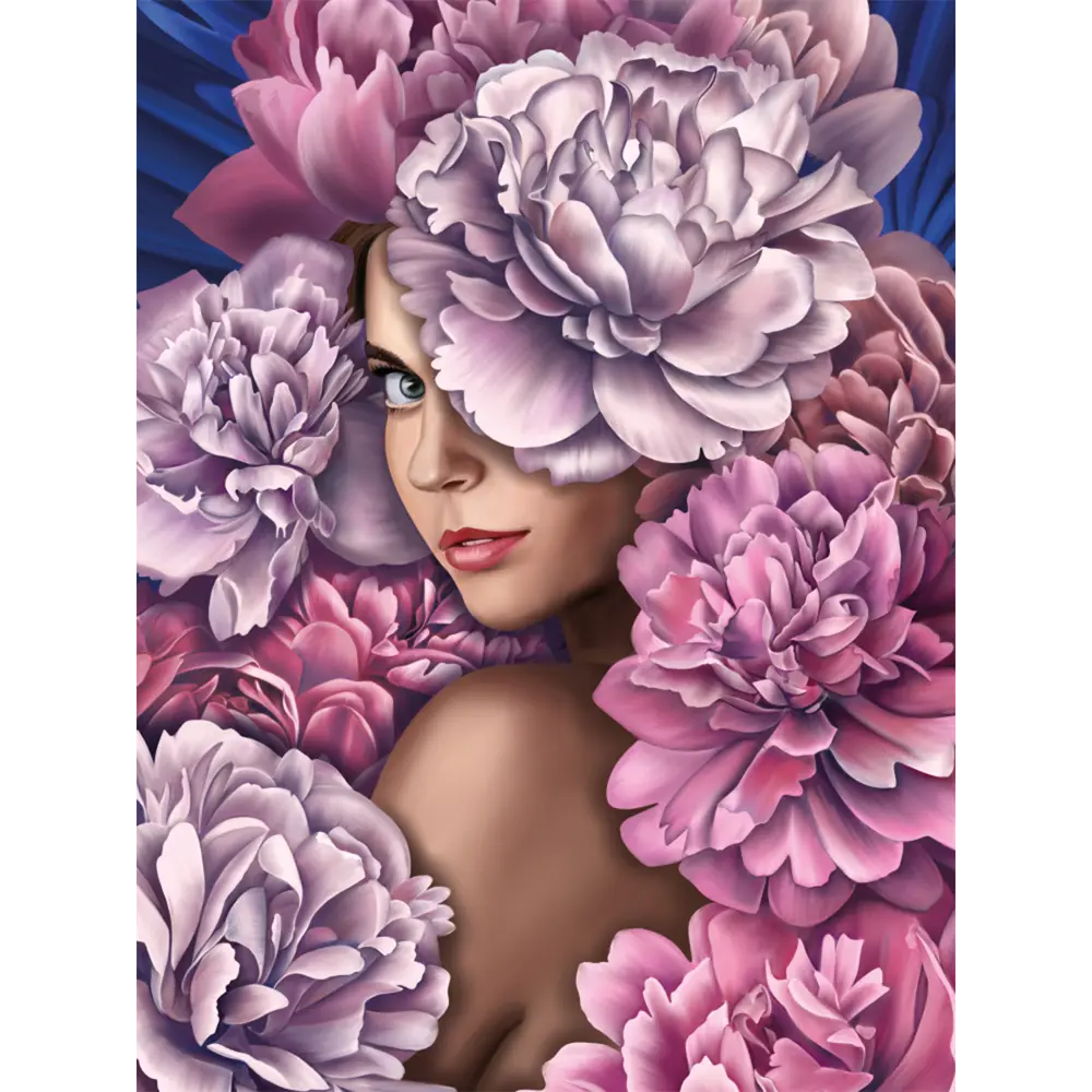 Картина модульная Девушки в цветах 45x60 см 2 шт. 86731882 STLM-2096798 POSTERMARKET  - Вид №2