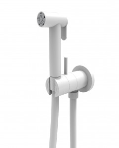 KSPAT101-07BIO Гигиенический душ со смесителем , белый Graffio Stella