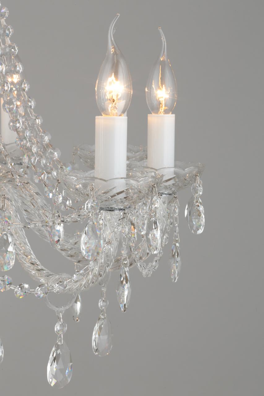 Подвесная люстра Omnilux Arona OML-89403-10 OMNILUX ДИЗАЙНЕРСКИЕ, ARONA 278908 Хром  - Вид №1