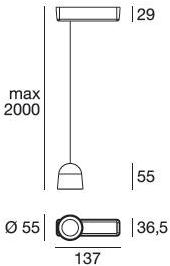 Linea Light Group Светодиодный подвесной светильник из алюминия Minion sun-id-1430631 - Вид №1