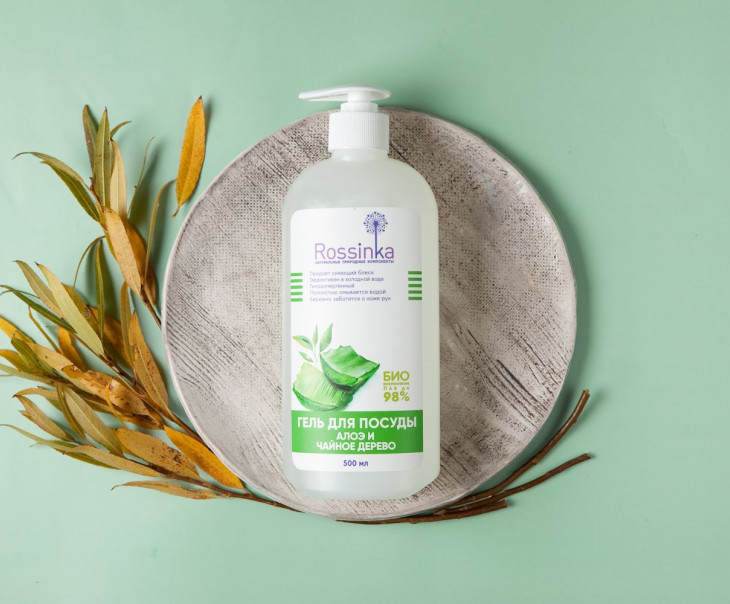 7158 Гель для посуды "Алоэ и чайное дерево" Вкусляндия 