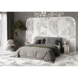 Глазурованный керамогранит Alma Ceramica Patagonia Ice 04 60x120 см 1.44 м² матовый цвет бежевый