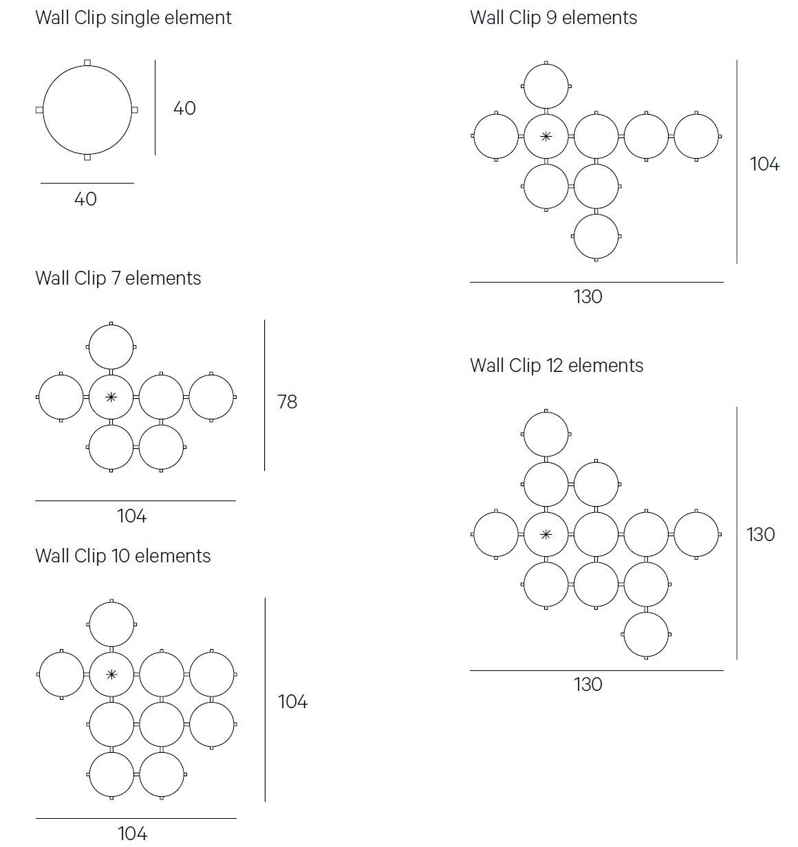 Металлический светодиодный настенный светильник Henge WALL CLIPS ARCH-00086581 - Вид №7