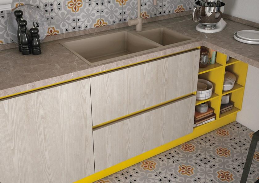 CREO Kitchens Кухня без ручек Tablet sun-id-1375593 - Вид №2