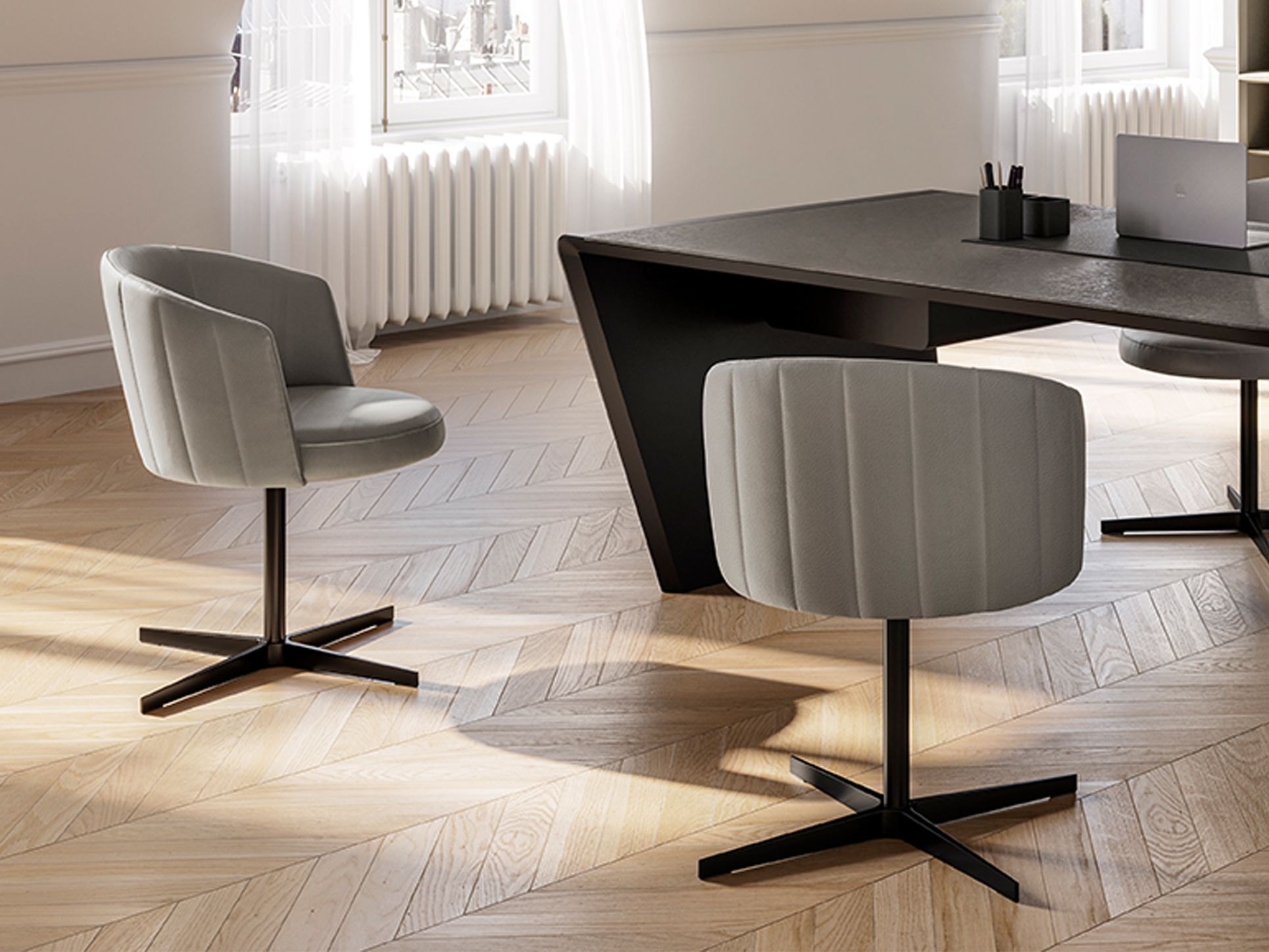 Ткань спиц поворотный стул EFORMA Джейн ARCH-00107128 - Вид №3