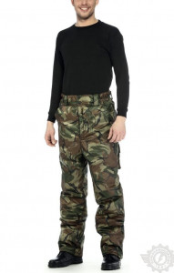 61435 Брюки камуфляжные непромокаемые зимние зеленые  Зимняя спецодежда  размер 52-54/170-176